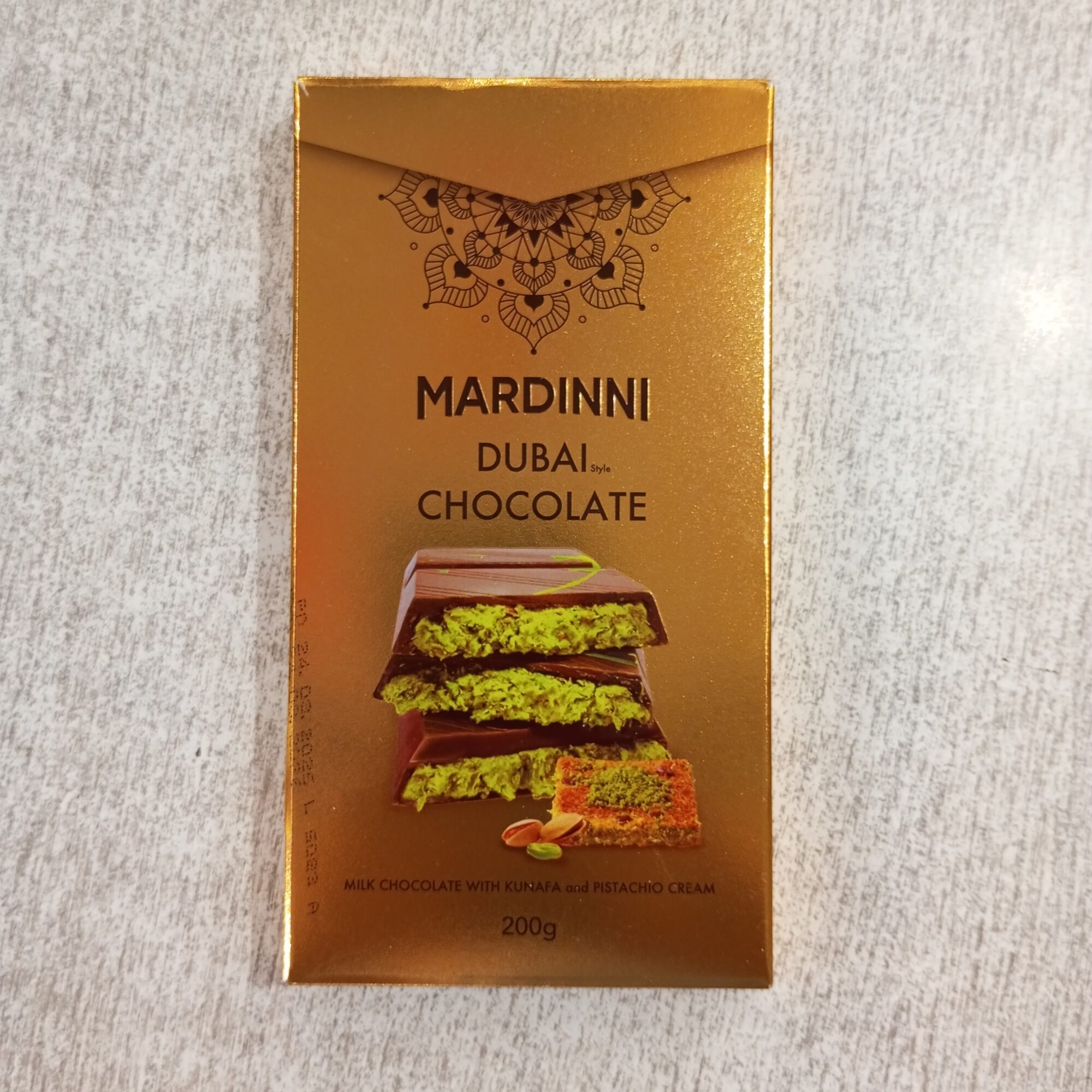 Chocolat Dubai Mardinni 200gr - DUBAI CHOCOLATE (2)